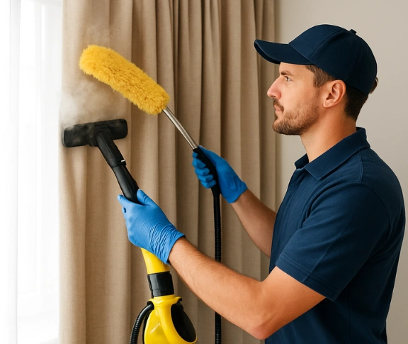 Trusted blind cleaning technician Matty Curtain Cleaning rookwood-nsw QLD