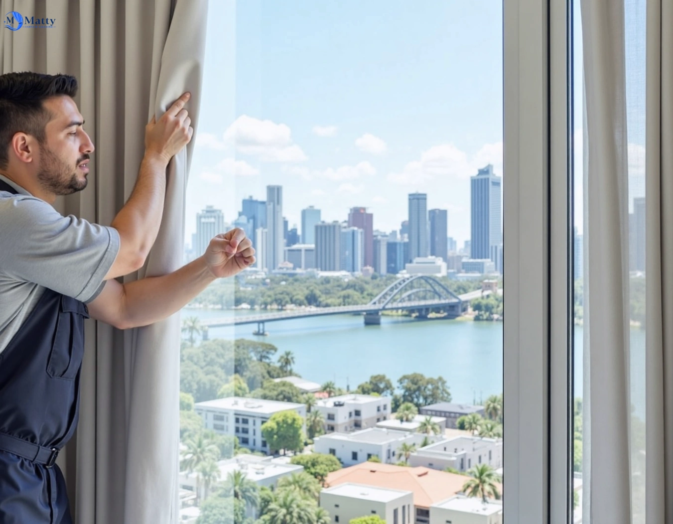 Professional curtain steam cleaning service rookwood-nsw QLD by Matty Curtain Cleaning