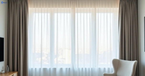 Freshly steam cleaned curtains in rookwood-nsw QLD